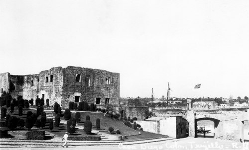 Postcard photo - Casa Diego Colon, Trujillo, Dominican Republic, 25 July 1936