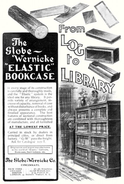 Globe-Wernicke 'Elastic' Bookcase, Harper's April 1903