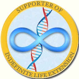 Supporter of Indefinite Life Extension - badge