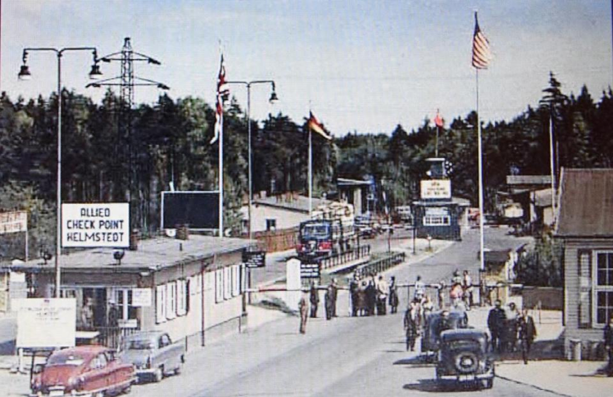 Allied Checkpoint Alpha, Helmstedt, Germany, 1950s