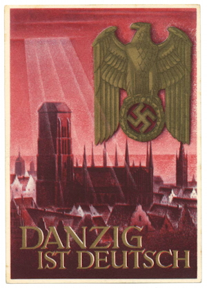 Danzig ist Deutsch, Nazi postcard 1939