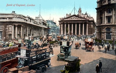Postcard photo - Bank of England, London