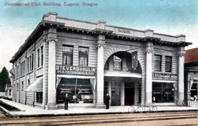 Commercial Club Building, Eugene, Oregon circa 1911