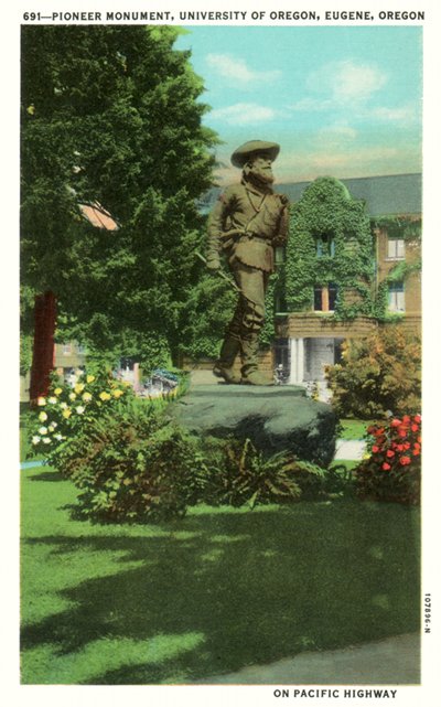 Pioneer Monument, University of Oregon, Eugene