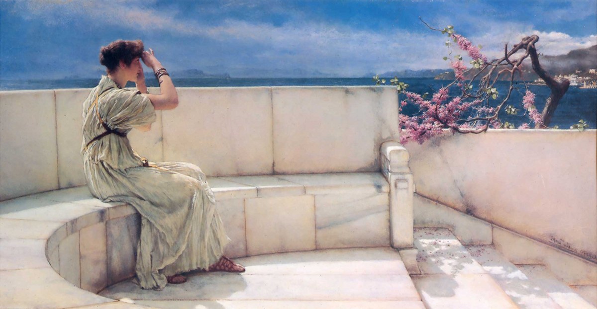 Expectations, Lawrence Alma-Tadema, 1885