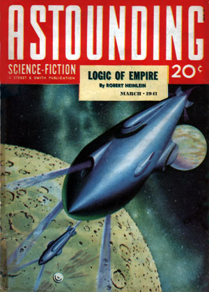 Logic of Empire - Astounding March 1941 cover - Hubert Rogers for Robert A. Heinlein