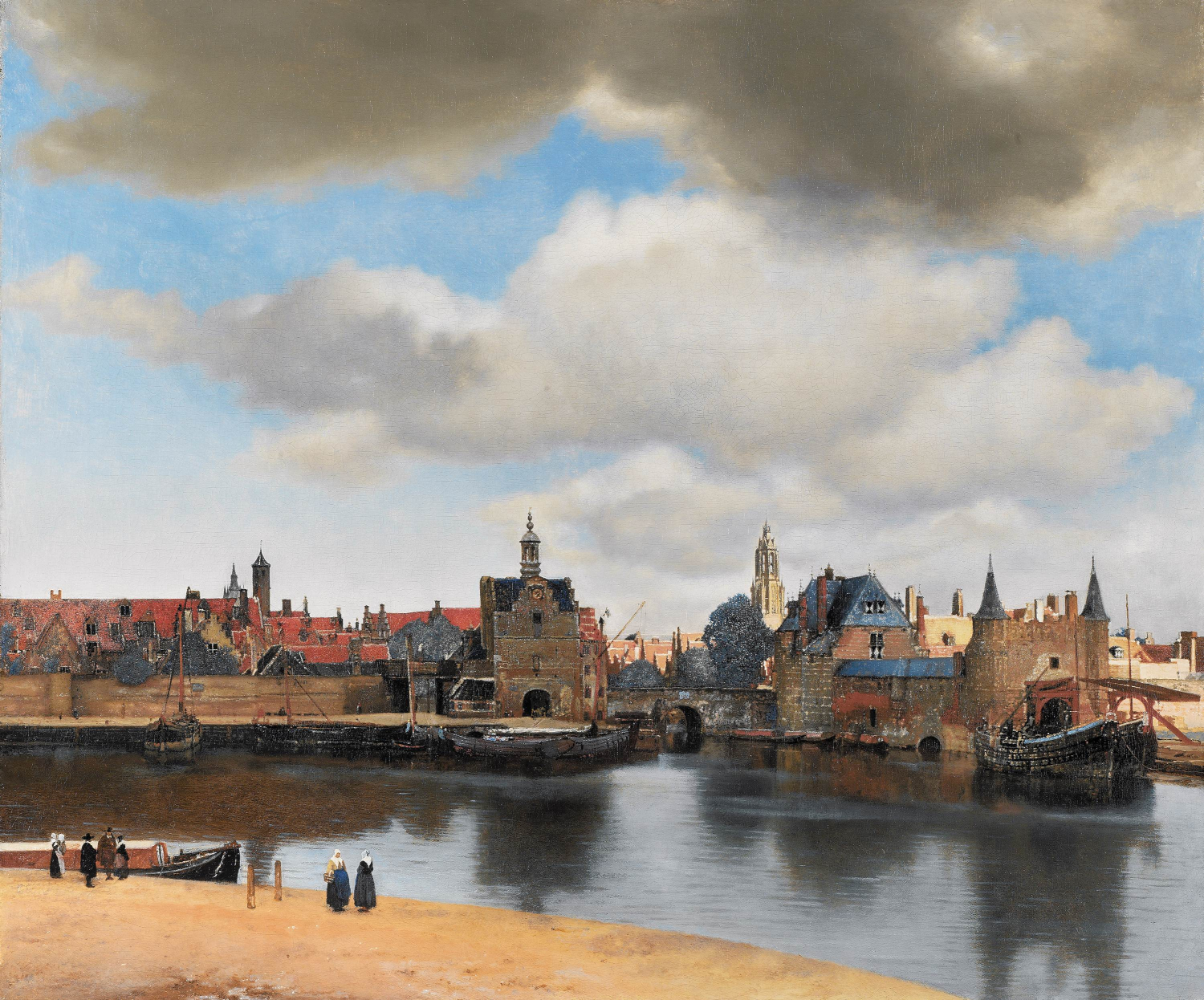 View of Delft - Johannes Vermee, 1660-1661