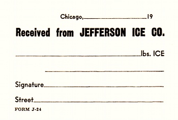 Jefferson Ice receipt