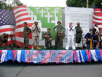 Full Soldiers, Flag Day float 2011 - Adrienne Ross