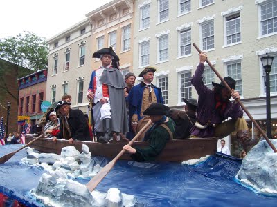 FlWashington Crossing the Delaware, Flag Day float 2011 - Adrienne Ross