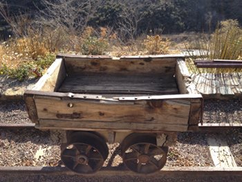 Mine railcar gondola, Jerome, Arizona - 2011, JMF