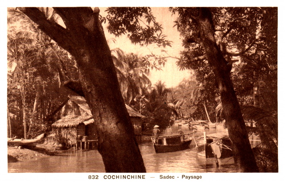 Cochinchine (Cochin-China), Sadec Paysage (countryside)