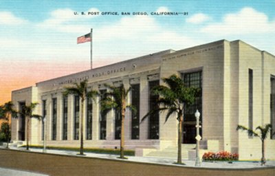 San Diego Post Office, opened 1937