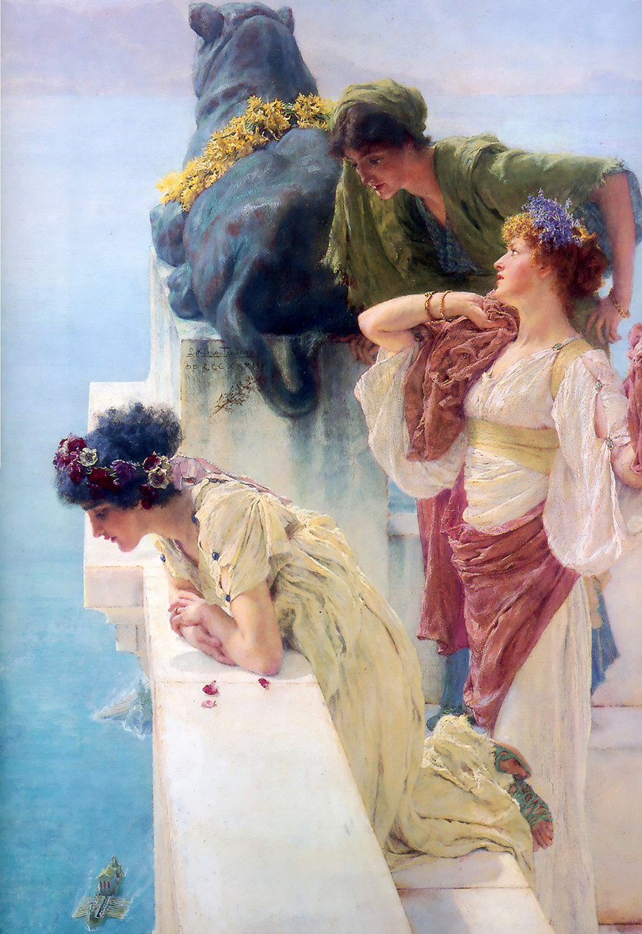 A Coign of Vantage, Lawrence Alma-Tadema, 1895