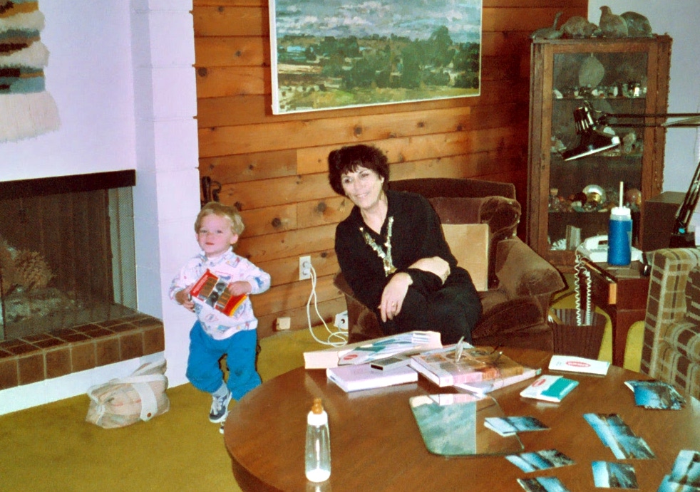 David Franson interviews Ann Maxwell at home, 1991